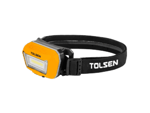 Linterna frontal LED, Tolsen, recargable, 3.7V, 1500mAh, IP65, 60012