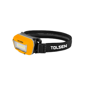 Linterna frontal LED, Tolsen, recargable, 3.7V, 1500mAh, IP65, 60012