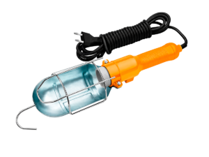 Lámpara de trabajo, Tolsen, máximo 60W, cable de 5mts, 60050