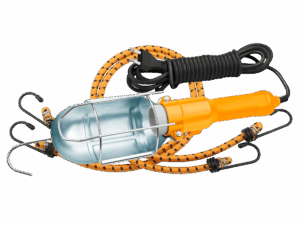 Lámpara de trabajo, Tolsen, máximo 60W, cable de 5mts, 60050