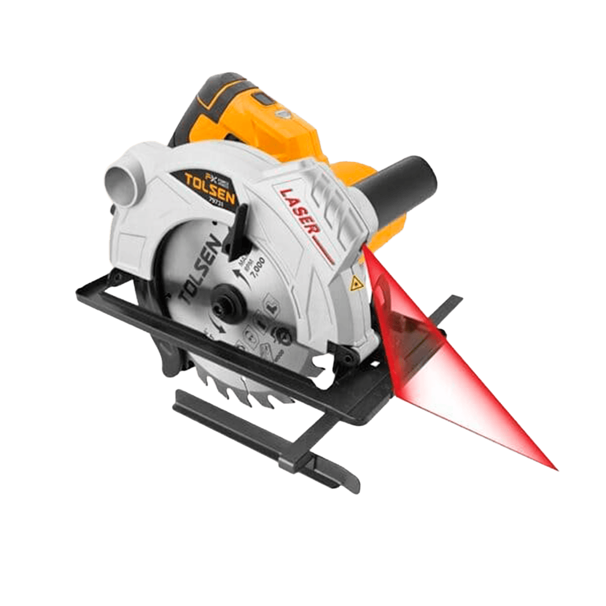 Sierra circular, Tolsen, con cable, 120V, 11A, 79732