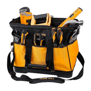 Bolso para herramientas, Tolsen, tipo maletín, con correa, 16”, 80103