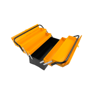 Caja de herramientas, Tolsen, metálica, plegable, 495 x 200 x 295mm, 80212