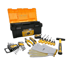 Caja de herramientas de mano, Tolsen, plástico, 26pcs, 85361