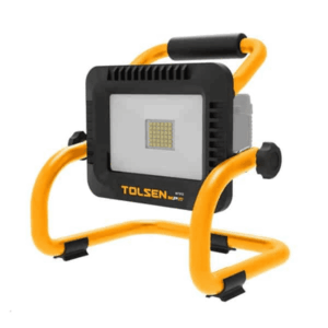 Lámpara de trabajo, Tolsen, inalámbrica, iones de litio, 200W, 20V, 2000LM, no incluye la batería ni el cargador, (se recomienda batería 87472 y cargador 87481), 87312