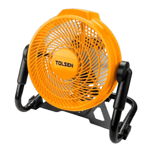 Ventilador Inalámbrico, Tolsen, iones de litio, 3 velocidades, 20V, no incluye la batería ni el cargador, (se recomienda batería 87474 y cargador 87482), 87326