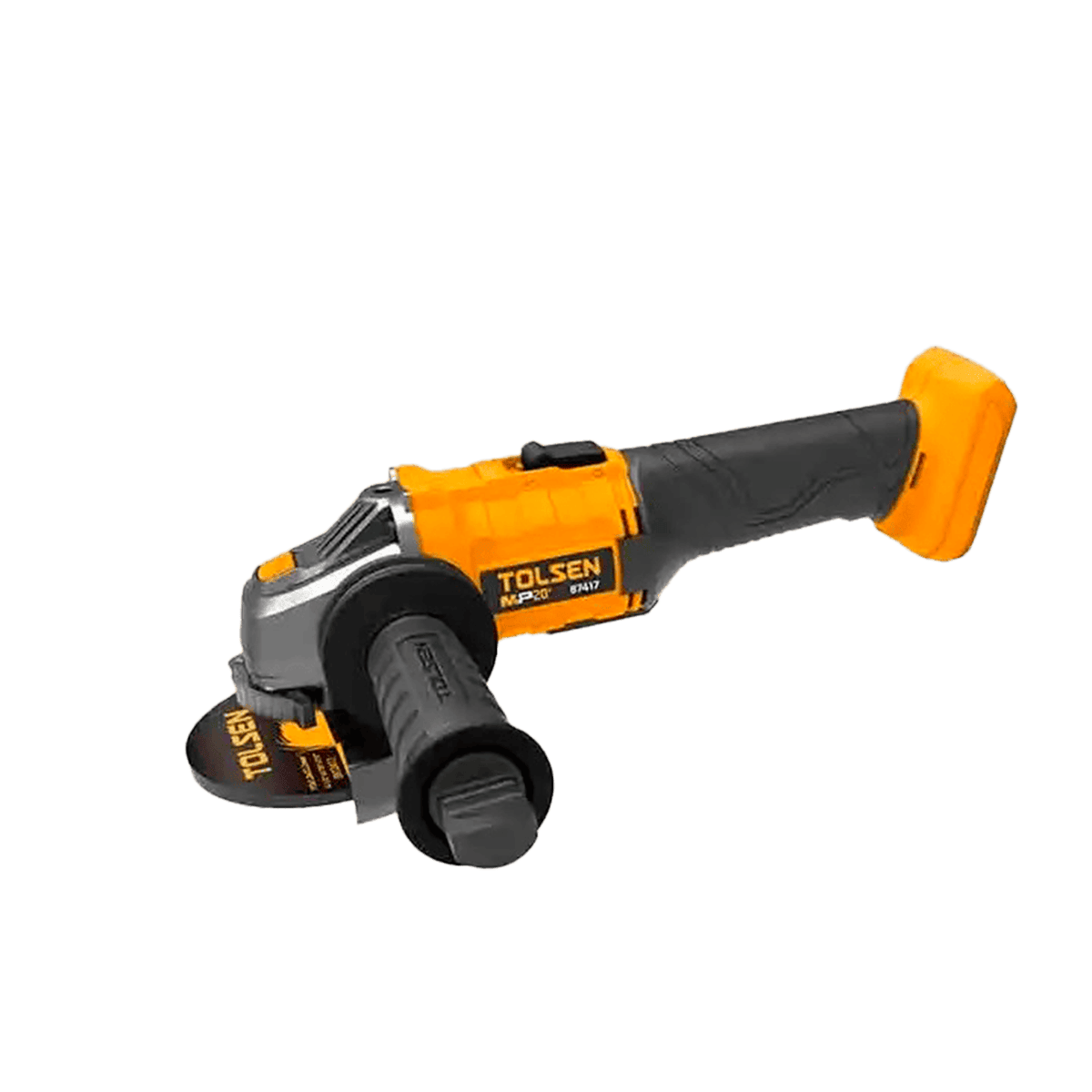 Esmeriladora Tolsen inalámbrica iones de litio 4-1/2" 20V 87417