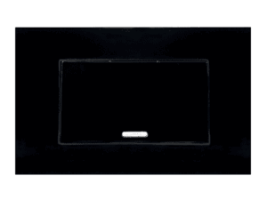 Apagador, Mónaco, sencillo, placa, color negro, 8843911