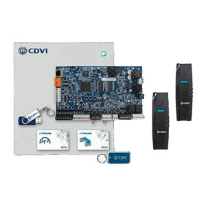 Kit de control de acceso Kripto, CDVI, controlador de 2 puertas, 2 lectores K1, A22K1BT