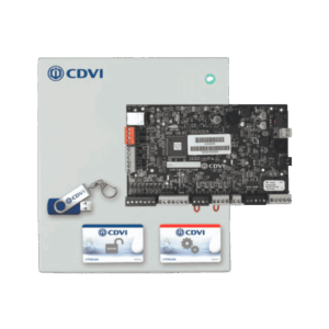 Kit de control de acceso Atrium, CDVI, controlador de 2 puertas, 2 lectores, no PoE, 120V/240V, A22KITDGF