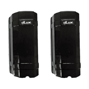 Fotoeléctrico, dlx, 12–24V, alcance 40m, 2 rayos, salidas de relé N.O.N.C., IP65, ABT40