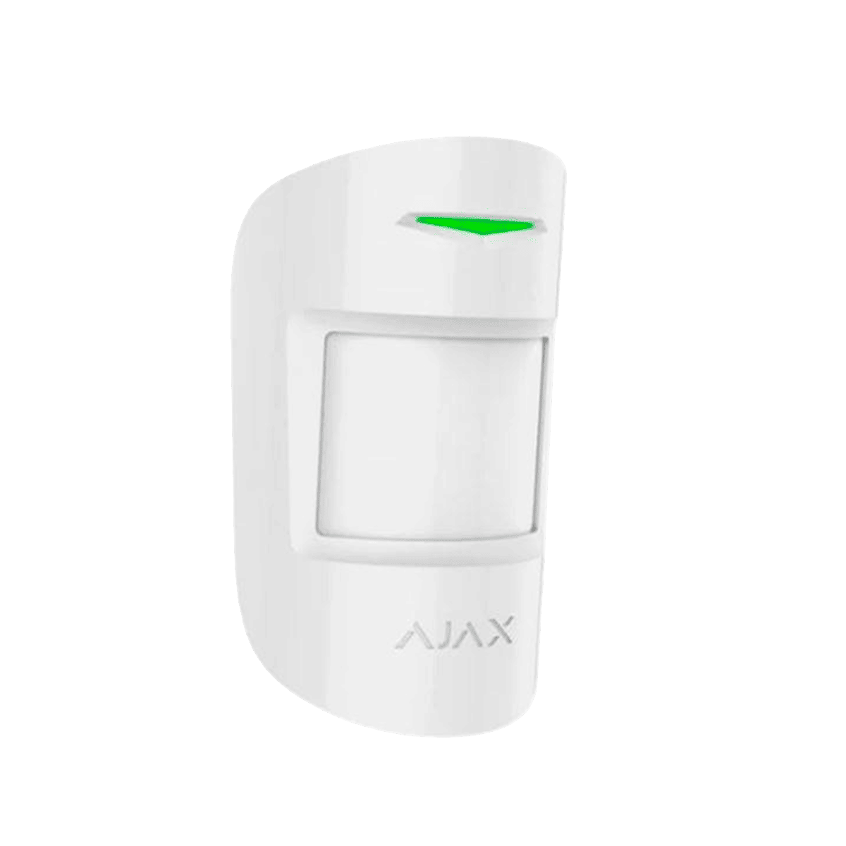 Sensor de rotura de cristal, Ajax, inalámbrico, color blanco, de movimiento, combiprotect, 28267.06.WH3