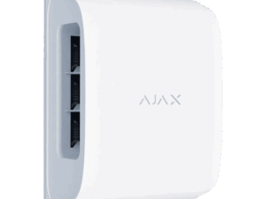 Detector de movimiento, Ajax, inalámbrico, color blanco, de cortina, bidireccional, para exteriores, 28273.81.WH3