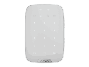 Teclado táctil, Ajax, inalámbrico, admite tarjetas y llaveros sin contacto, color blanco, 28294.83.WH3