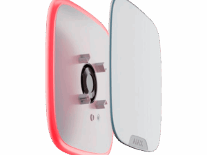 Sirena con cierre de clip, Ajax, para una placa frontal de marca, inalámbrica, exterior, color blanco, 28317.61.WH3