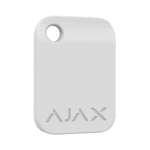 Llavero sin contacto encriptado para teclado, Ajax, color blanco, 38230.90.WH