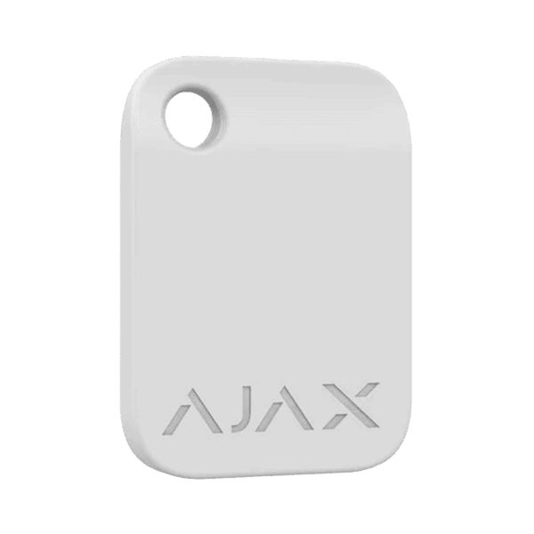Llavero sin contacto encriptado para teclado, Ajax, color blanco, 38230.90.WH