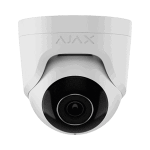 Cámara Turret Ajax IP, 5MP, 2.8 mm, cableada con una resolución de hasta 2.880×1.620px y un ángulo de visión de 100°–110°, color blanco,  64923.197.WH1