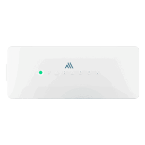 Sensor de movimiento, Paradox, (M25), con acelerómetro, de 3 ejes, sensibilidad ajustable y detección basada en duración de movimiento continuo, batería CR2032, sensor de temperatura integrado e instalación rápida, CE, EN y FCC, AMD12M