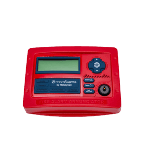 Anunciador remoto, Firelite, LCD, para sistemas de alarma, 80 caracteres, 24VCC, semiempotrado, color rojo, ANN-80