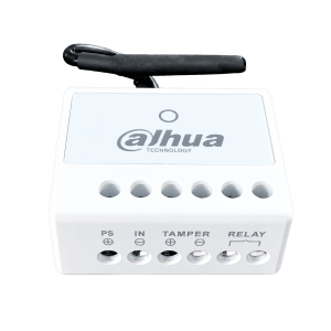 Relay para alarma, Dahua, inalámbrico, control de dispositivos externos, activación por evento, tamper, batería de larga duración, serie W2, DHI-ARM7011-W2