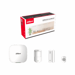 Kit de alarma, Dahua, con puerto RJ45, WIFI, contacto magnético+sensor de movimiento+control, DHI-ART-ARC3000H-03-W2