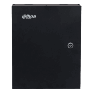 Controlador de acceso, Dahua, bidireccional, 4 puertas, fuente de poder incluida, TCP/IP, protocolos de comunicación RS-485, Wiegand 26/34, capacidad para 100.000 usuarios y registro de 500.000 eventos, DHI-ASC2204C-D