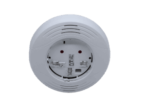 Base para sensores, Firelite, audible, soporta cables de calibre 12–24 AWG, color blanco, B200S-WH