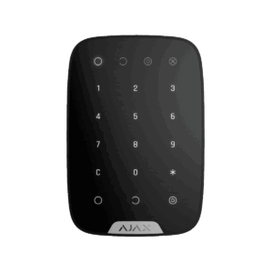 Teclado táctil, Ajax, inalámbrico, utiliza 4 baterías AAA, color negro, 21504.12.BL3