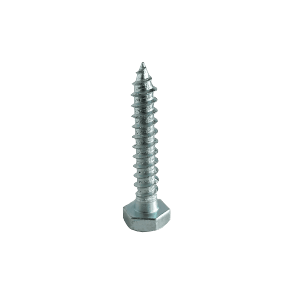Tornillo tirafondo, 1/4 x 2, bolsa de 10 unidades