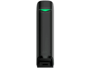 Detector de movimiento, Ajax, color negro, de ángulo estrecho, para uso en interiores, protege puertas y ventanas, 28300.36.BL3