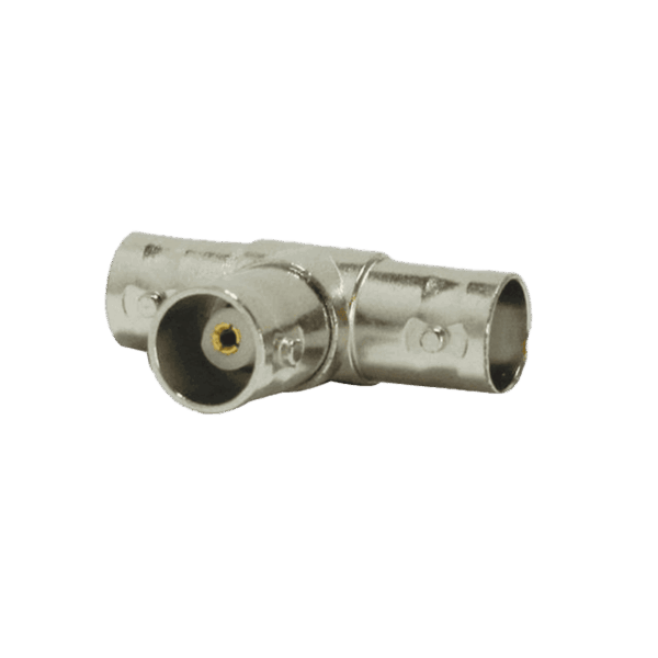 Conector tipo "T", dlx, 3 hembras, BNCA3