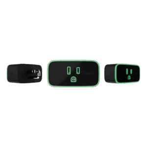 Enchufe inteligente, Ajax, inalámbrico, con monitor de consumo eléctrico, color negro, 84771.34.BL3