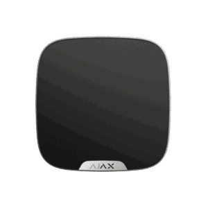 Sirena con cierre de clip, Ajax, para una placa frontal de marca, inalámbrica, exterior, color negro, 28316.61.BL3