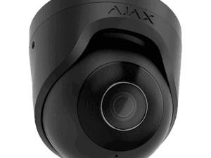 Cámara Turret Ajax IP, 5MP, 2.8 mm, cableada con una resolución de hasta 2.880×1.620px y un ángulo de visión de 100°–110°, color negro, 64924.197.BL1