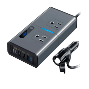 Inversor para vehículo, CDP, multifunción, entrada 12V, 200w, CD00220