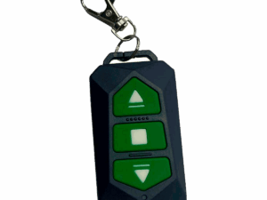 Control remoto inalámbrico, Zkteco, para brazo telescopico barrera vehicular CMP200, 3 botones, alcance 30mts, frecuencia 430 MHz, batería CR2032 3V, CMP200REMOTECONTROL