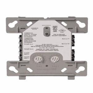 Modulo relé direccionable, FireLite, 2 contactos, voltaje 15-32VDC, indicadores LED, CRF-300