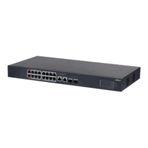 Switch Cloud, Dahua, PoE Gigabit 16 puertos, 2 uplink, 10/100/1000 Mbps, 190W, 4A, Hi-PoE, Watchdog, 2 SFP x1000Mbps, EoL, DH-CS4220-16GT-190
