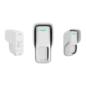 Detector de movimiento, Ajax, inalámbrico, tipo cortina, de doble tecnología, para exteriores e interiores, 101442.289.WH3