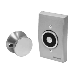 Soporte magnético para puerta, Enforcer, montaje empotrado, UL, fuerza de sujeción 33 lb (15 kg), 12/24 VAC/VDC y 120VAC, DH-171SQ