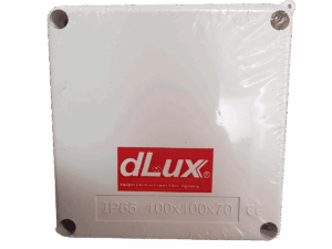 Caja plexo, dlx, con conos, 100 x 100 x 70, IP65, DLX10010070C