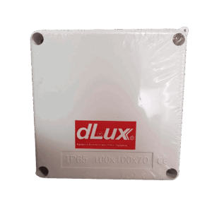 Caja plexo, dlx, con conos, 100 x 100 x 70, IP65, DLX10010070C