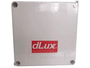 Caja plexo, dlx, sin conos, 100 x 100 x 70, IP65, DLX10010070S
