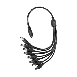 Cable 8 divisiones, dlx, para adaptador de corriente, tamaño 10cm de largo, voltaje 12V, DC, 2A, DLXC618