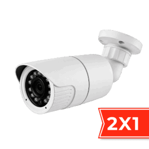 Cámara Bullet, dlx, híbrido, CCTV, HD, 1080P, lente 3.6mm, 12V, IP66, dimensiones 180×83×63 mm, DLXCM23