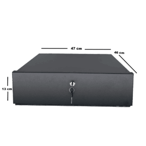 Gabinete metálico, dlx, para grabador de video, incluye ventilador, cerradura y llaves, 13cm alto, 46cm profundidad, 47cm ancho, DLXDVR18518