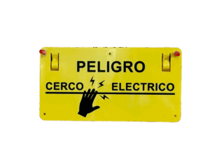 Letrero de Advertencia, dlx, para cerco eléctrico, DLXLETRERO
