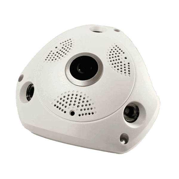 Cámara Fisheye dlx IP, panorámica, 3MP, visión nocturna, Ethernet RJ-45, capacidad 128 GB, DLXM10