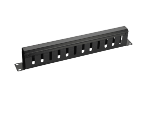 Organizador Horizontal, Lantek, 1U, ranurado, Metálico, incluye tornillos y tuercas, LTK-ORG1U